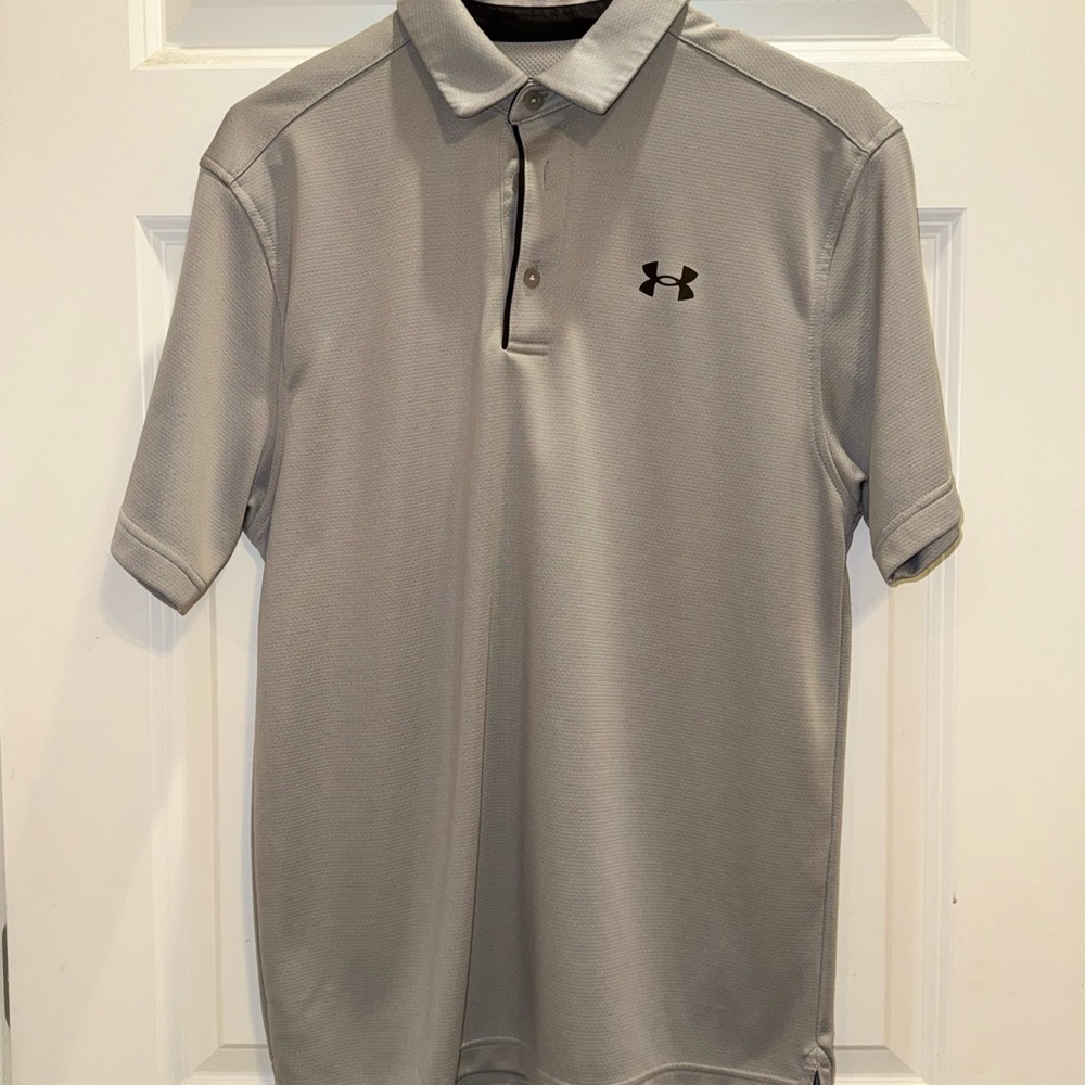 Under Armour Gray Performance Polo Shirt